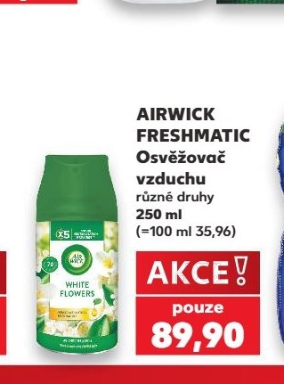 Airwick Freshmatic osvěžovač vzduchu - Kaufland aktualniletaky.eu