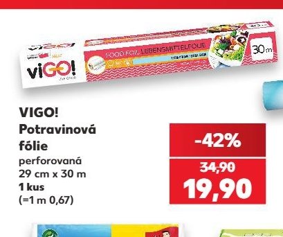 VIGO! Potravinová fólie - Kaufland aktualniletaky.eu