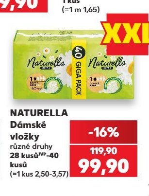 NATURELLA Dámské vložky - Kaufland aktualniletaky.eu