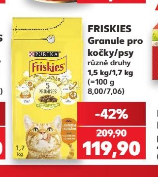 FRISKIES Granule pro kočky - Kaufland aktualniletaky.eu