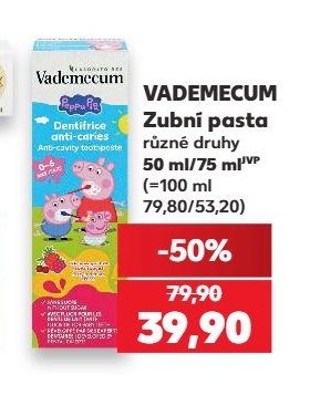 VADEMECUM Zubní pasta - Kaufland aktualniletaky.eu