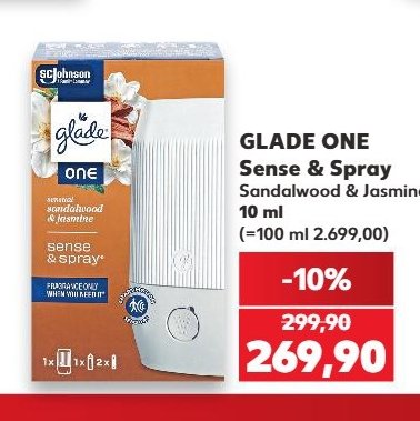 GLADE ONE Sense & Spray Sandalwood & Jasmine - Kaufland aktualniletaky.eu