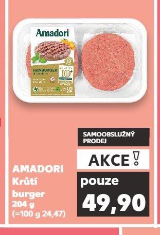 AMADORI Krůtí burger 204 g - Kaufland aktualniletaky.eu