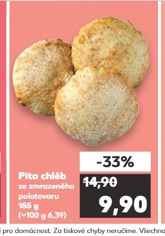 Pita chléb ze zmrazeného polotovaru 155 g - Kaufland aktualniletaky.eu