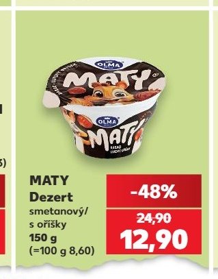 MATY Dezert smetanový - Kaufland aktualniletaky.eu