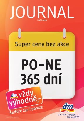 aktuální leták dm drogerie 3.9.2026-1.10.2026