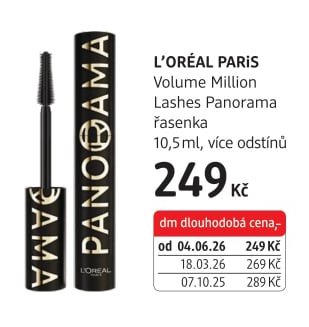 L’ORÉAL PARIS Volume Million Lashes Panorama řasenka 10,5 ml - dm drogerie aktualniletaky.eu