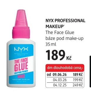 NYX PROFESSIONAL MAKEUP The Face Glue báze pod make-up 35 ml - dm drogerie aktualniletaky.eu