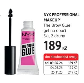 NYX PROFESSIONAL MAKEUP The Brow Glue gel na obočí 5 g - dm drogerie aktualniletaky.eu