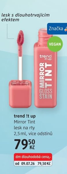 trend !t up Mirror Tint lesk na rty - dm drogerie aktualniletaky.eu