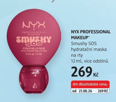 NYX PROFESSIONAL MAKEUP Smushy SOS hydratační maska na rty - dm drogerie aktualniletaky.eu