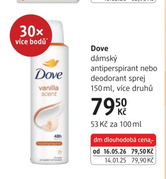 Dove dámský antiperspirant nebo deodorant sprej - dm drogerie aktualniletaky.eu
