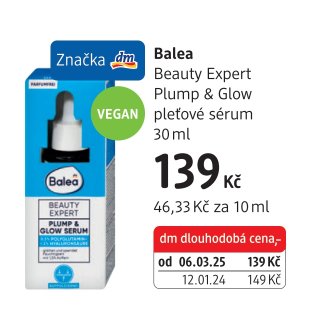 Balea Beauty Expert Plump & Glow pleťové sérum 30 ml - dm drogerie aktualniletaky.eu