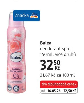 Balea deodorant sprej 150 ml, více druhů - dm drogerie aktualniletaky.eu