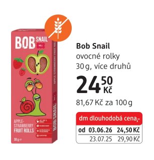 Bob Snail ovocné rolky - dm drogerie aktualniletaky.eu