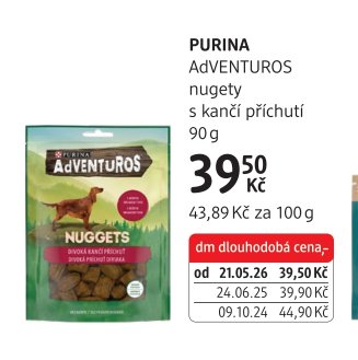 PURINA ADVENTUROS nugety s kančí příchutí 90 g - dm drogerie aktualniletaky.eu