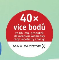 40x více bodů za lib. mn. produktů dekorativní kosmetiky řady Facefinity značky Max Factor - dm drogerie aktualniletaky.eu