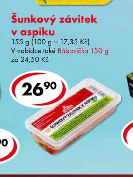 Šunkový závitek v aspiku