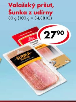 Valašský pršut, Šunka z udírny