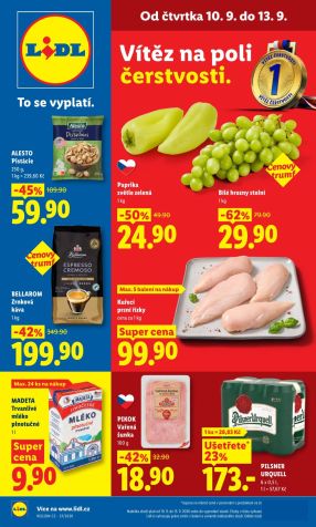 aktuální leták Lidl 10.9.2026-13.9.2026