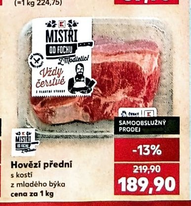 Mistři od fochu Hovězí přední s kostí