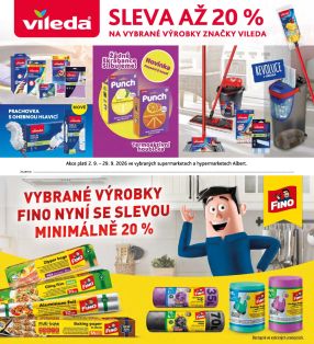 aktuální leták Albert 2.9.2026-29.9.2026