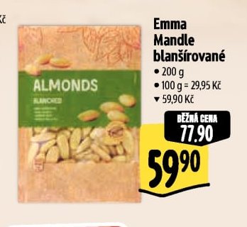Emma Mandle blanšírované