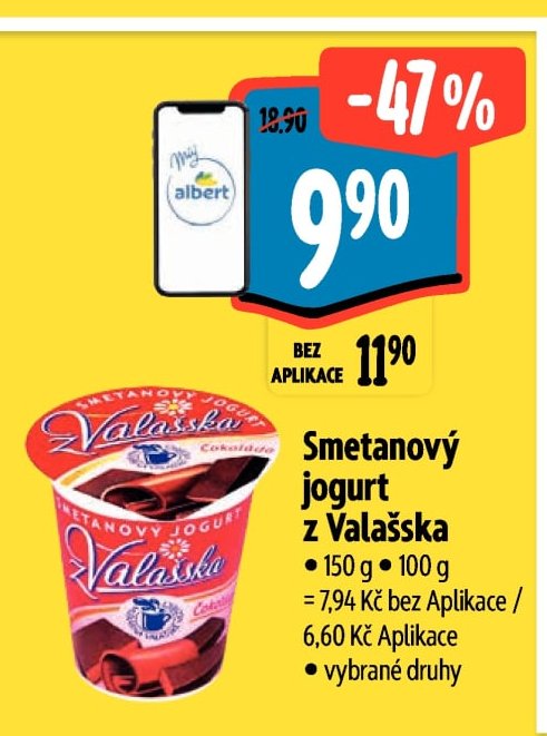 Smetanový jogurt z Valašska