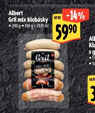 Albert Gril mix klobásky