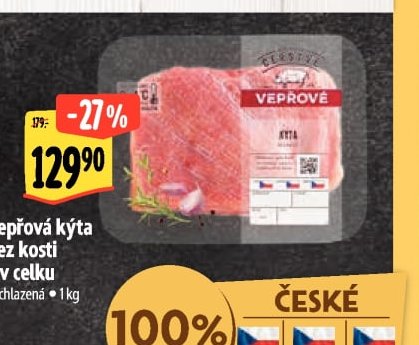 Vepřová kýta bez kosti