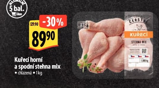 Kuřecí horní a spodní stehna mix