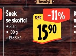 Šnek se skořicí