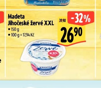 Madeta Jihočeské žervé XXL