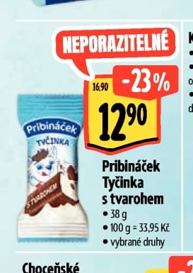 Pribináček Tyčinka s tvarohem