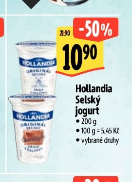 Hollandia Selský jogurt