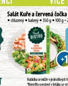 Salát Kuře a červená čočka