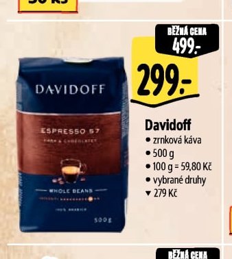 Davidoff zrnková káva