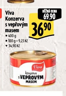 Viva Konzerva s vepřovým masem