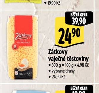 Zátkovy vaječné těstoviny