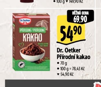 Dr. Oetker Přírodní kakao