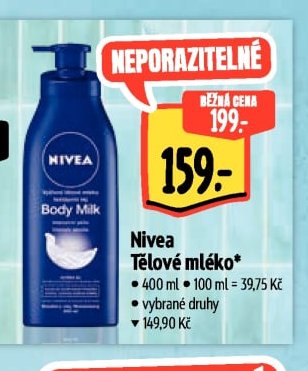 Nivea Tělové mléko