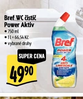 Bref WC čistič Power Aktiv