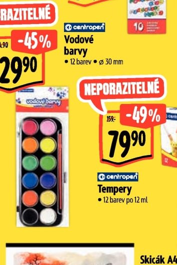 Vodové barvy
