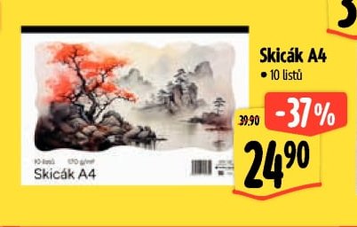 Skicák A4