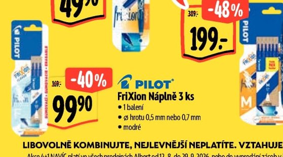 FriXion Náplně 3 ks