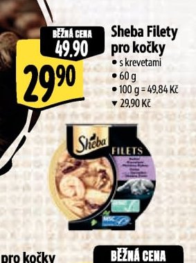 Sheba Filety pro kočky 60 g