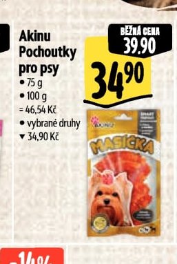 Akinu Pochoutky pro psy 75 g