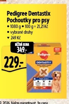 Pedigree Dentastix Pochoutky pro psy 1080 g