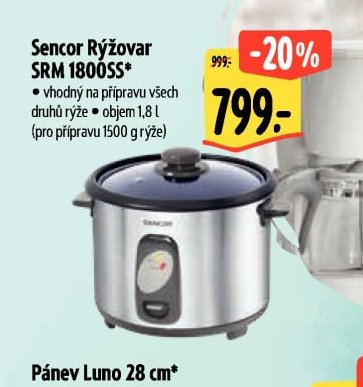 Sencor Rýžovar SRM 1800SS