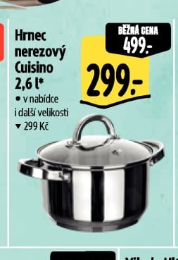 Hrnec nerezový Cuisino 2,6 l